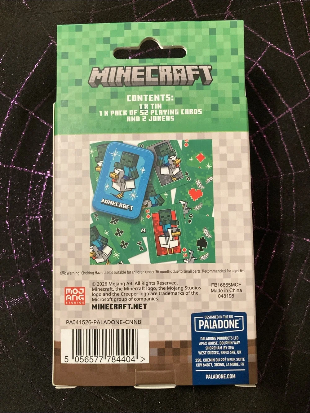Playing Cards With Tin Minecraft Creeper Riding Bird